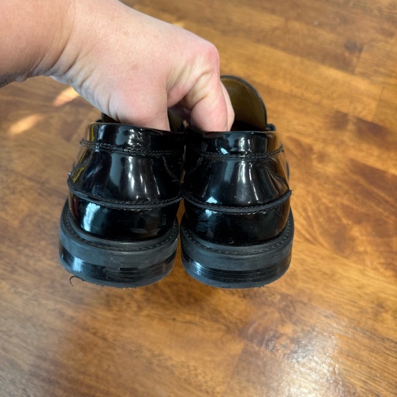 Men’s Cole Haan Pinch Prep Classic Black Patent Leather Loafers size 7.5 main image 5
